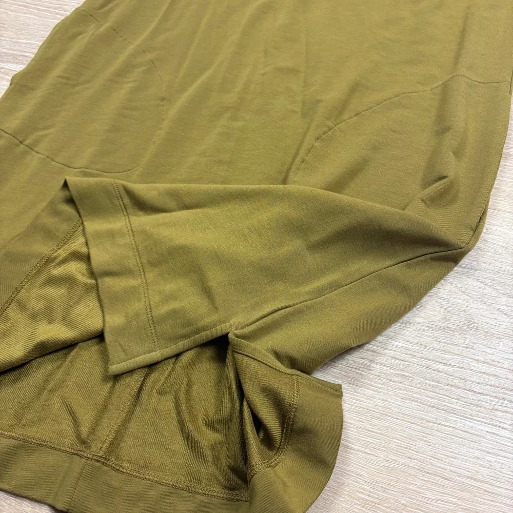 Garnet Hill V-Neck T-Shirt‎ Dress Women's Small Color Green